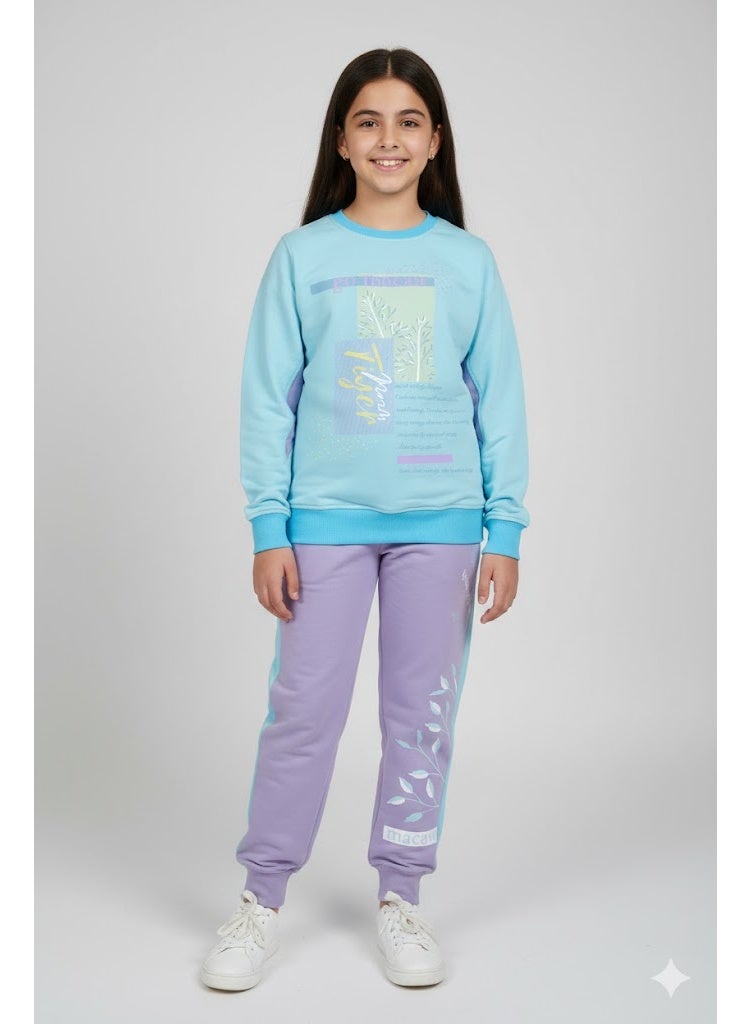 Kids Winter Cotton Set 100% Padded – Soft Warm Children Outfit with Heavy Outer Fabric, Anti-Pilling & Fade Resistant, Comfortable Long Sleeve Top and Pants for Daily Wear, School & Outdoor Activities(12years)